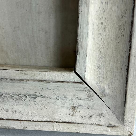 Wooden Picture Frames Distressed Look Set of 3 Different Sizes Farmhouse Cottage - Picture 9 of 16